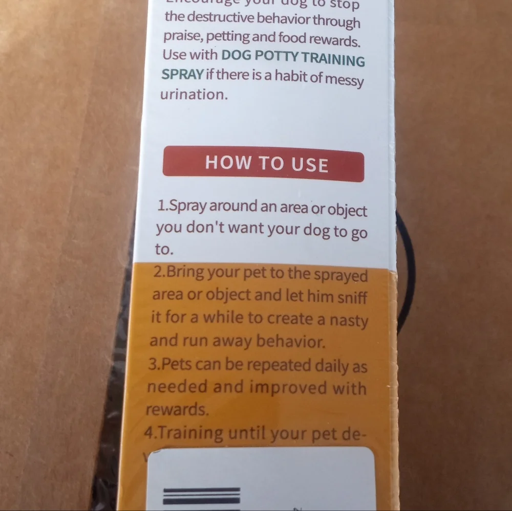 Petstoral Dog Potty Training Spray+ Dog No Go Area Spray Large 8 FL Ounce Each